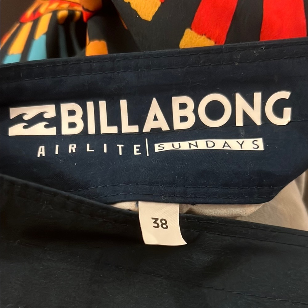 Billabong Men's Airlite Sundays Sun Pattern Swim Trunks Size 38 - Picture 6 of 7
